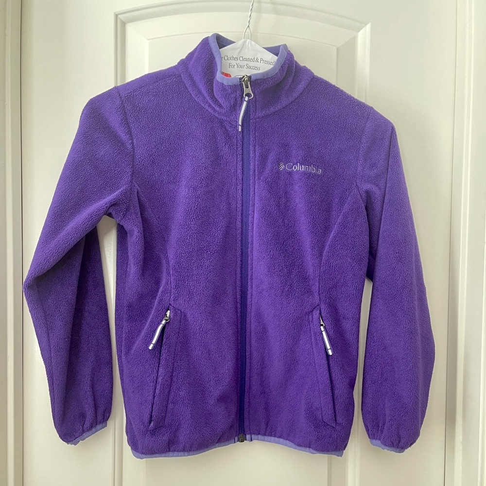 Columbia fleece jacket beautiful purple color